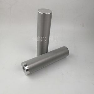 10 micron stainless steel candle filter sintered filter cartridge