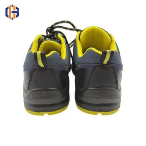 Working Men's Protection Steel Toe Cap Midsole Plate Leather Industrial Industry Safety Work Shoes