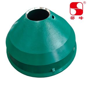 HP100/HP200/HP300/HP400/HP500series Cone Crusher Mantle & Bowl Liner High Manganese Steel Casting