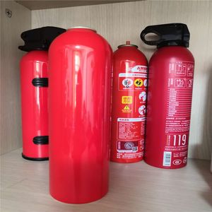 Red Aerosol Aluminum Can for Fire Extinguisher Valve