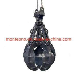 Excavator Hydraulic Orange Peel Grapple/Wood Grapple Excavator Spare Part Hydraulic Grab