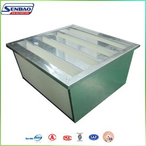 HEPA Air Filter Medium Efficiency V Type Filter for HVAC System