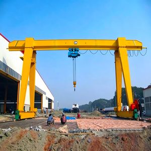 Mh Hot Sale High Quality Reliable China Manufacturer Outdoor Remote Control Single Girder Truss Gantry Crane Cranes