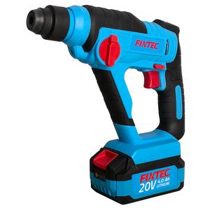 Fixtec Top Selling Factory Lithium Ion Battery Brushless 20V Cordless Rotary Hammer Drill