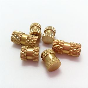 CNC Machining Brass Fittings Brass Knurling Inserts Bushing