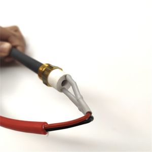 Tube Size Od11.5 * ID6.5 * L108 mm High Power 300W 350W Alumina Ceramic Igniter for Wood Pellet