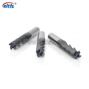 Square Milling Cutter Carbide 4 Spiral Flute End Mill with Tialn Coating