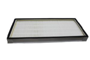 High Efficiency Mini Pleat HEPA Air Filter Micro Glass Fiber Media for Clean Room OEM