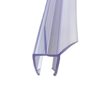 Waterproof Vinyl PVC Seal Strip Glass Shower Door Bottom Seal Weather Strip Bathroom Accessories