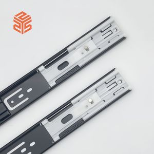 Premium 45mm Telescopic Drawer Slides with Hydraulic Action
