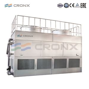 Versatile Cooling System Counterflow Type Square Closed Loop Cooling Tower with Fan