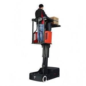 Warehouse Equipment Pallet Stacker Logistic Lifting Full 90/110/136 Kg Electric Order Picker Forklift