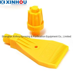 F 1/4 ABS Flat Fan Full Cone Plastic ABS 1.0mm Cooling Air Blower Windjet Air Spray Nozzle