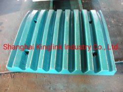 Jaw Plate and Liner for Jaw Crusher Wearing Parts OEM Foundry