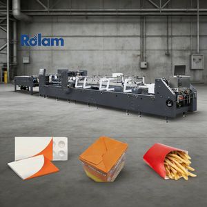 Pharmaceutical Products Box Folder Gluer Machine Biscuit Box Folder Gluer Machine