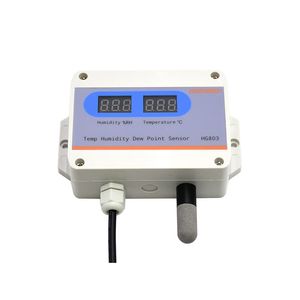 Hg803 6c8p Custom Stainless Steel Housing Probe RS485 Industrial Plant Temperature and Humidity Sensor Transmitter