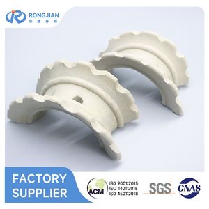 Ceramic Tower Packing 25-67mm Ceramic Super Intalox Saddle Ring