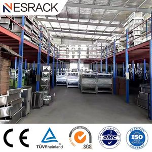 Steel Platform Rack Mezzanine Floor Slab Designed by ODM Increase Storage Space Warehouse Stacking Rack System