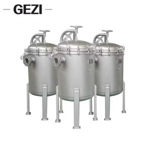 Customized Replacement Industrial Water Treatment High Flow 304 316L Stainless Steel Flanged Threaded Single Multi Cartridge Filter Housing Manufacturer Price