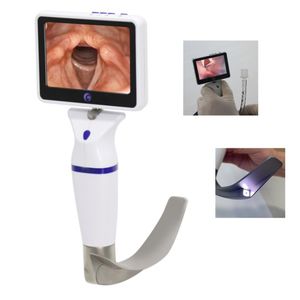 Portable Video Laryngoscope with Reusable Blades