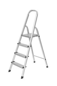 Folding Aluminium Domestic Multi-Purpose Household Ladder 4 Step