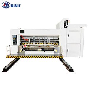 Fully Automatic Pizza Box Corrugated Carton Slotting Flexo Printing Rotary Die Cutting Machine