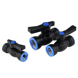 for Irriplast Pn10 Outdoor Cold Water Irrigation Quick Connector HDPE/PP Ball Valve Push-in Fitting Plastic Inch Measurement