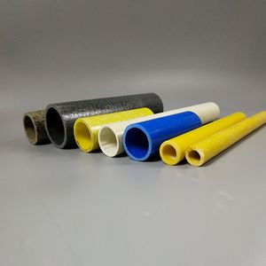 Insulated Pultruded FRP Reinforced Fiberglass Profiles Round Hollow Pipe Tube