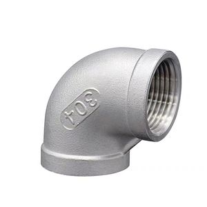 304 Stainless Steel Female Thread Elbow 90 Degrees Angle Connection