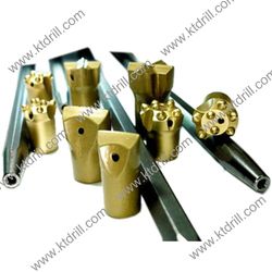 Taper and Thread Ground Rock Drilling Bits Button Bit