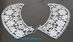 Fashion Design Embroidery Lace Cotton Patterns Neck Collar-034