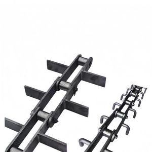 Low Noise OEM Custom Steel Scraper Conveyor Chain for Inclined Conveying