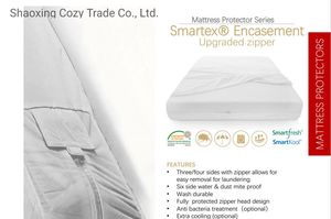 Wholesale Order Hotel Cotton White Polyester Waterproof Mattress Protector Mattress Cover