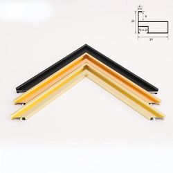 2026 Decorative Metal Picture Frame Aluminium Extrusion Profile for Advertising Display Frame