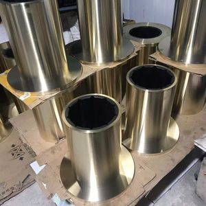 Water Lubricated Lubrication Sleeve Pump Plain Shaft Rubber Bearing
