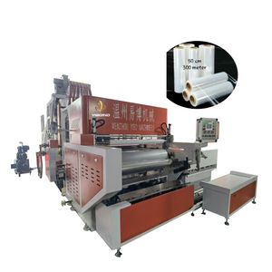 LLDPE LDPE Single Layer or Double Layer Stretch Wrap Film Making Machine