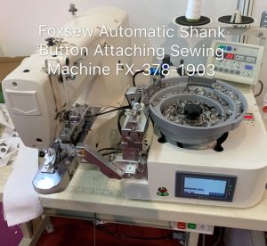 Automatic Shank Button Attaching Sewing Machine