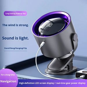 Fan for Home, Outdoor, and Camping Use with Digital Display F13