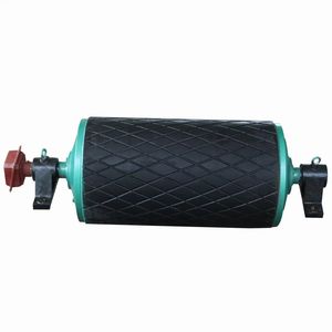 Heavy Duty Conveyor Head Drive Pulley with Rubber Lagging
