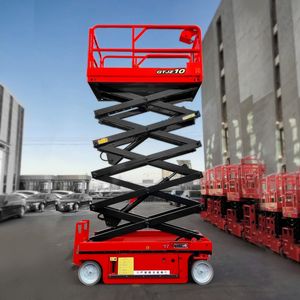 Warehouse 4-14m Portable Mobile Scissor Lift Vertical Lifting Platform Electric Scissors Lifts