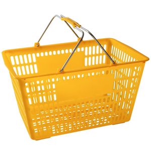Promotional High Quality Wholesale Shopping Plastic Basket for Storage