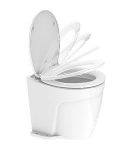 Seaflo 12V 24V Deluxe Flush Electric Marine Toilet for Boats One Piece Marine Yachts Toilet