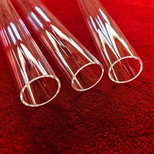 Custom Quartz Glass Test Tube Hiqh Temperature Resistant with Transparent Heating Quartz Fused Silica Tube