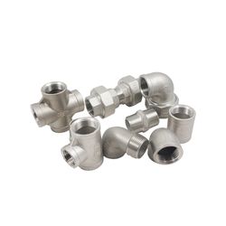 Stainless Steel Socket Elbow Thread Street Elbow Steel Pipe Reducer 100mm to 50mm Female Tee Connector SS316 1/2'' Male