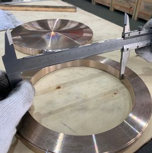 Carbon/ Stainless Steel Cl150 Lap Joint Blind Flanges with Pipe Installation