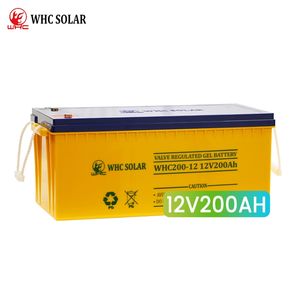 WHC Gel Lead Acid Batteries 12V 150Ah 200Ah 250Ah Replacement Deep Cycle Battery