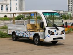 Electric Car Shuttle Using Hotel with Cargo Box Sightseeing Bus