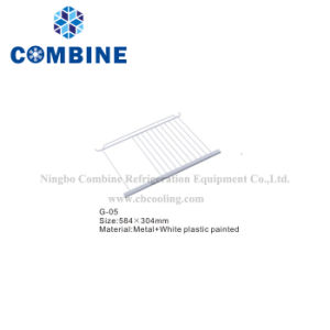 Premium White Commercial Refrigerator Storage Shelf for Organized Inventory