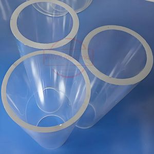 High Pressure Resistance Large Diameter Clear Quartz Tube