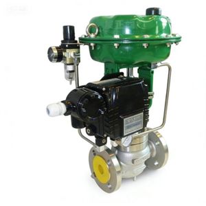 Control Ball Valve with Pneumatic Control Valve Positioner